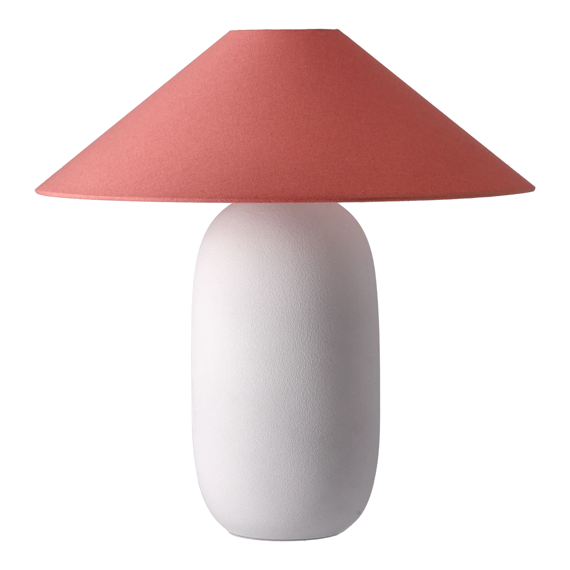 Boulder table lamp 48 cm white-peach Scandi Living