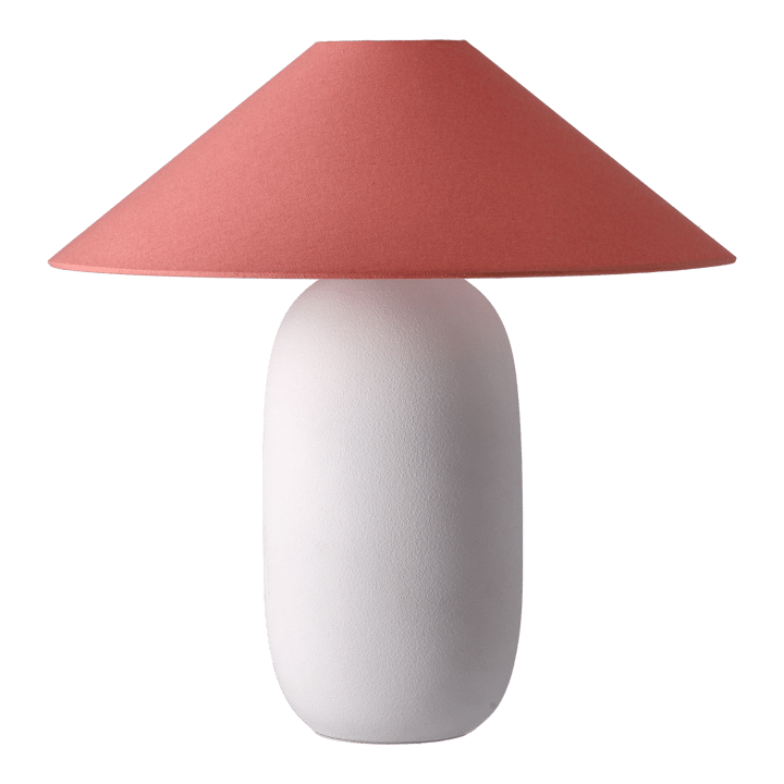 Boulder table lamp 48 cm white-peach Scandi Living