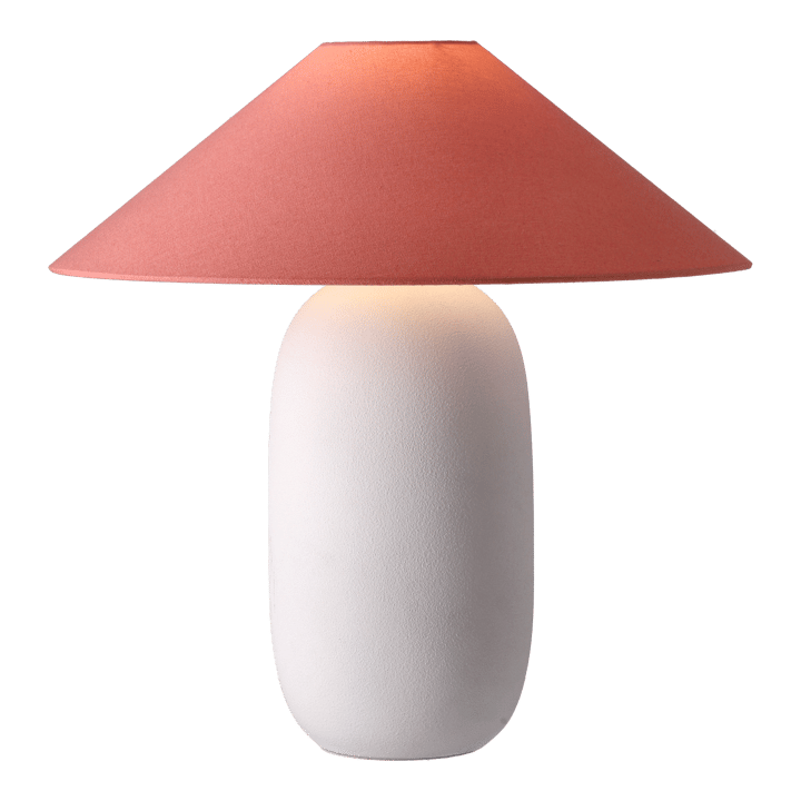 Boulder table lamp 48 cm white-peach Scandi Living