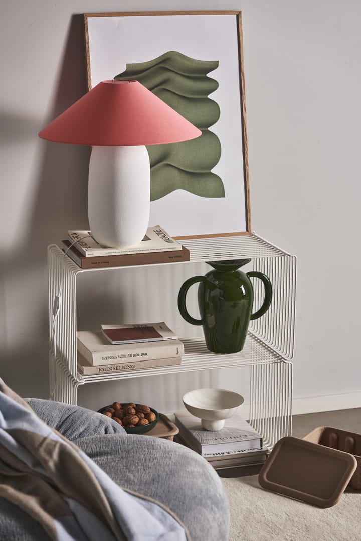 Boulder table lamp 48 cm white-peach Scandi Living