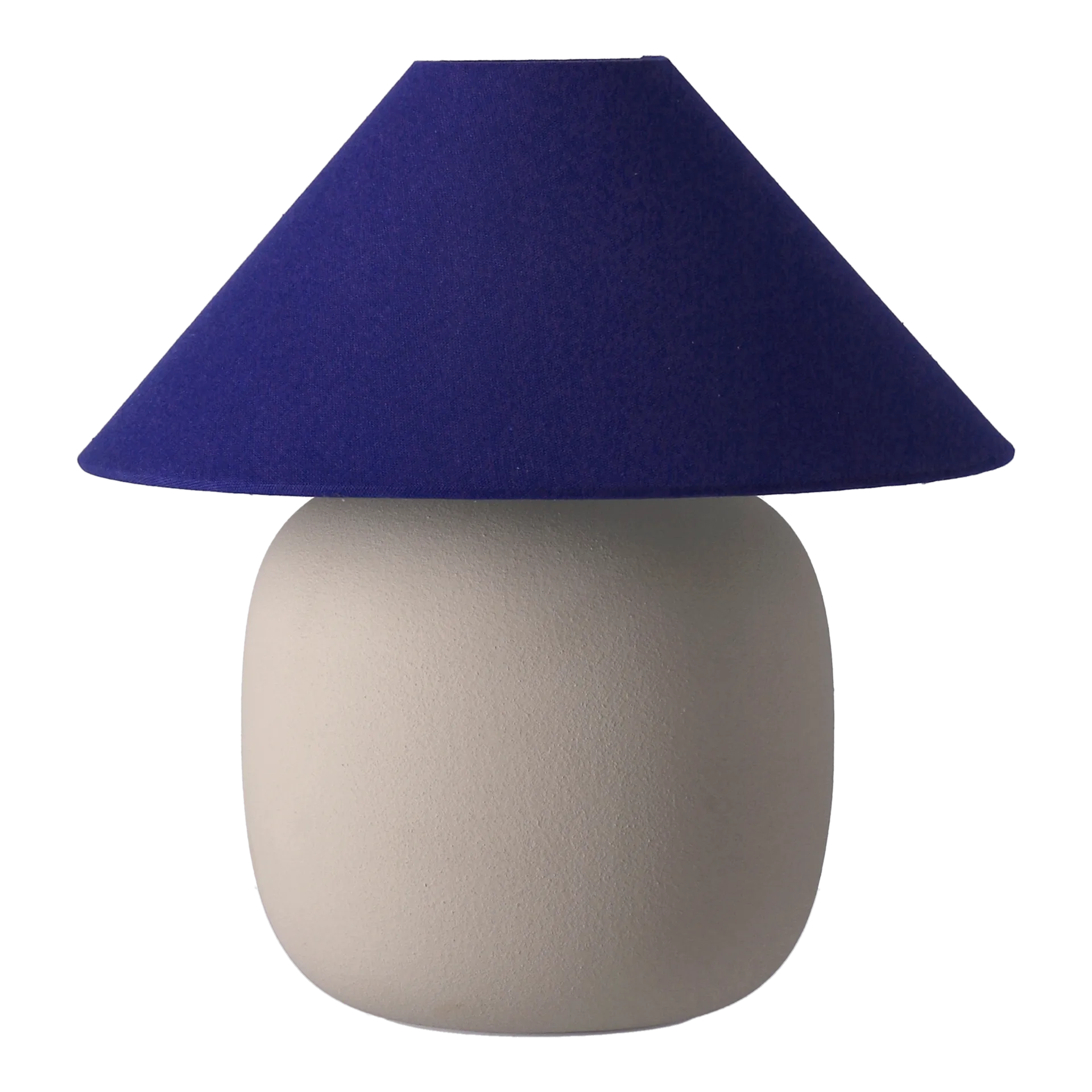 Boulder Tischleuchte 29 cm beige-cobolt Scandi Living
