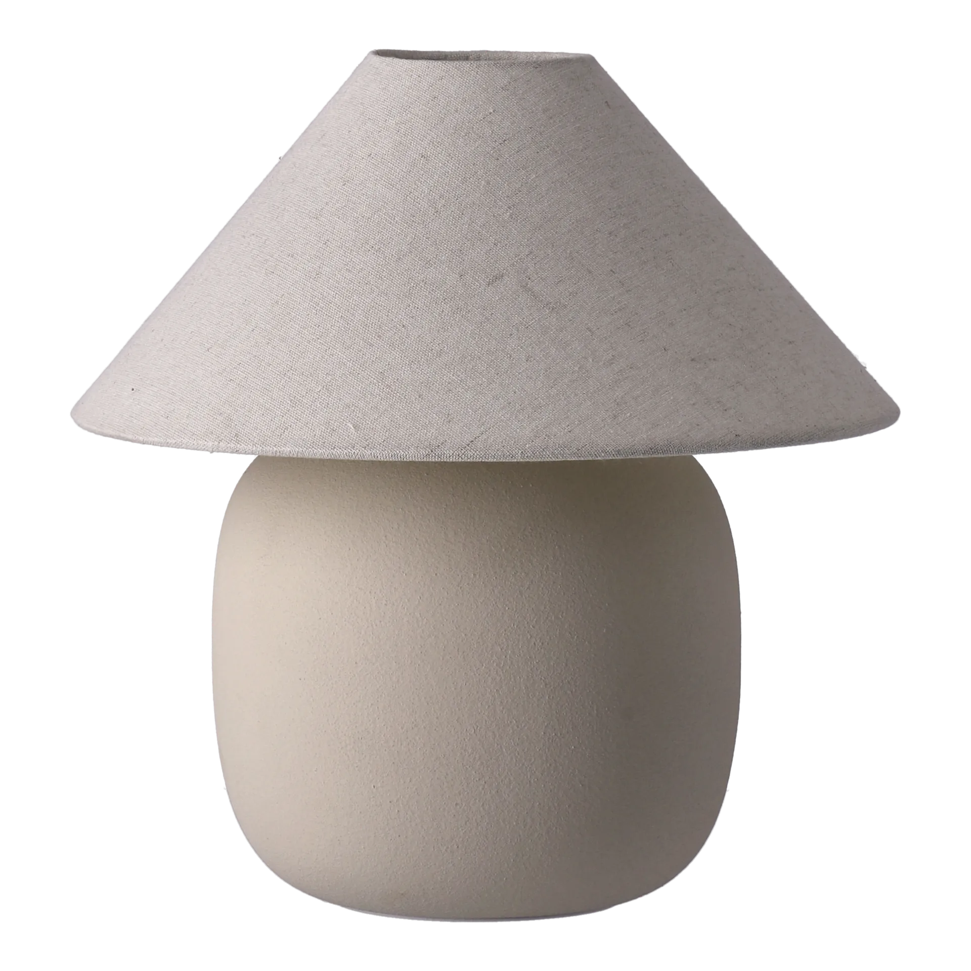 Boulder Tischleuchte 29 cm beige-nature Scandi Living