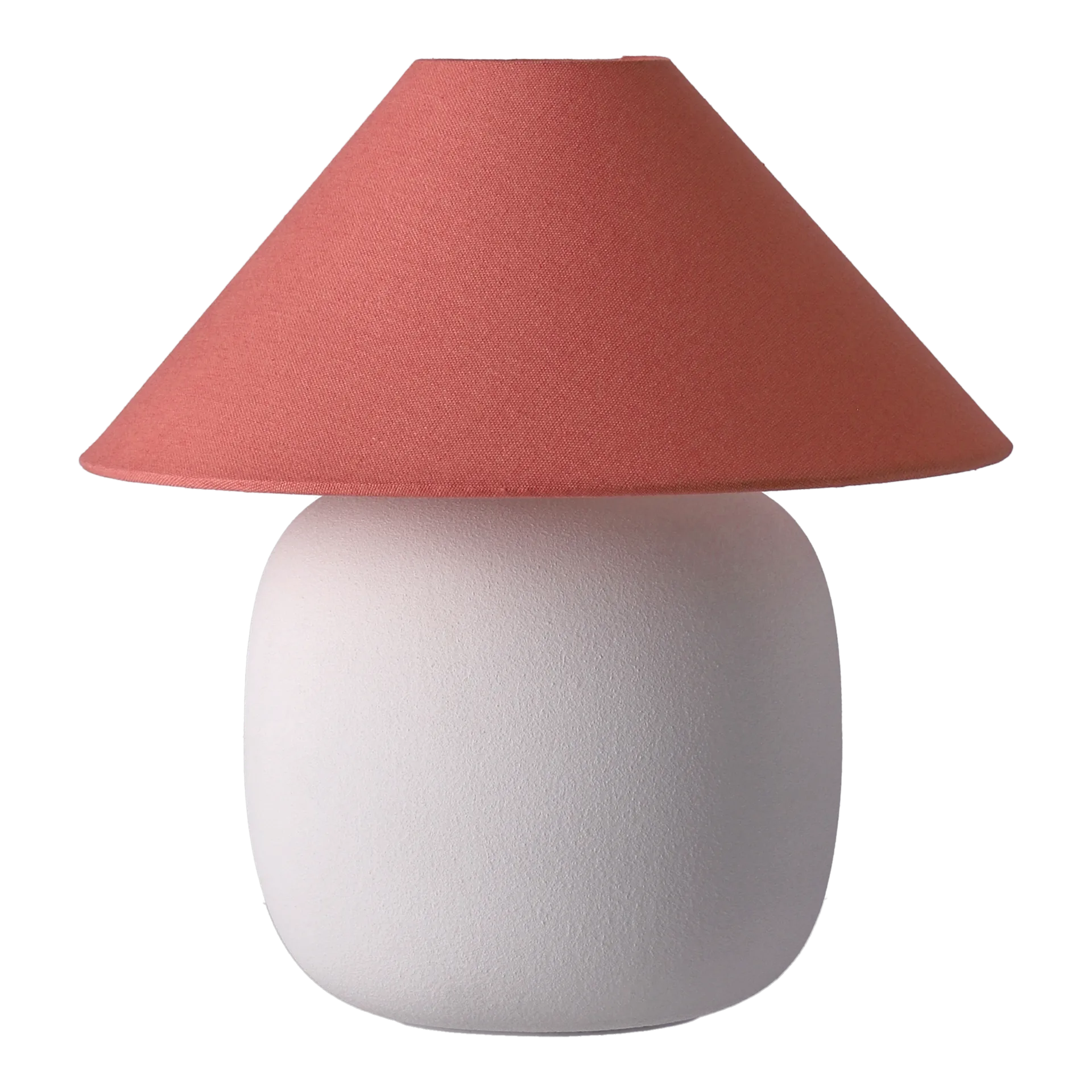 Boulder Tischleuchte 29 cm white-peach Scandi Living