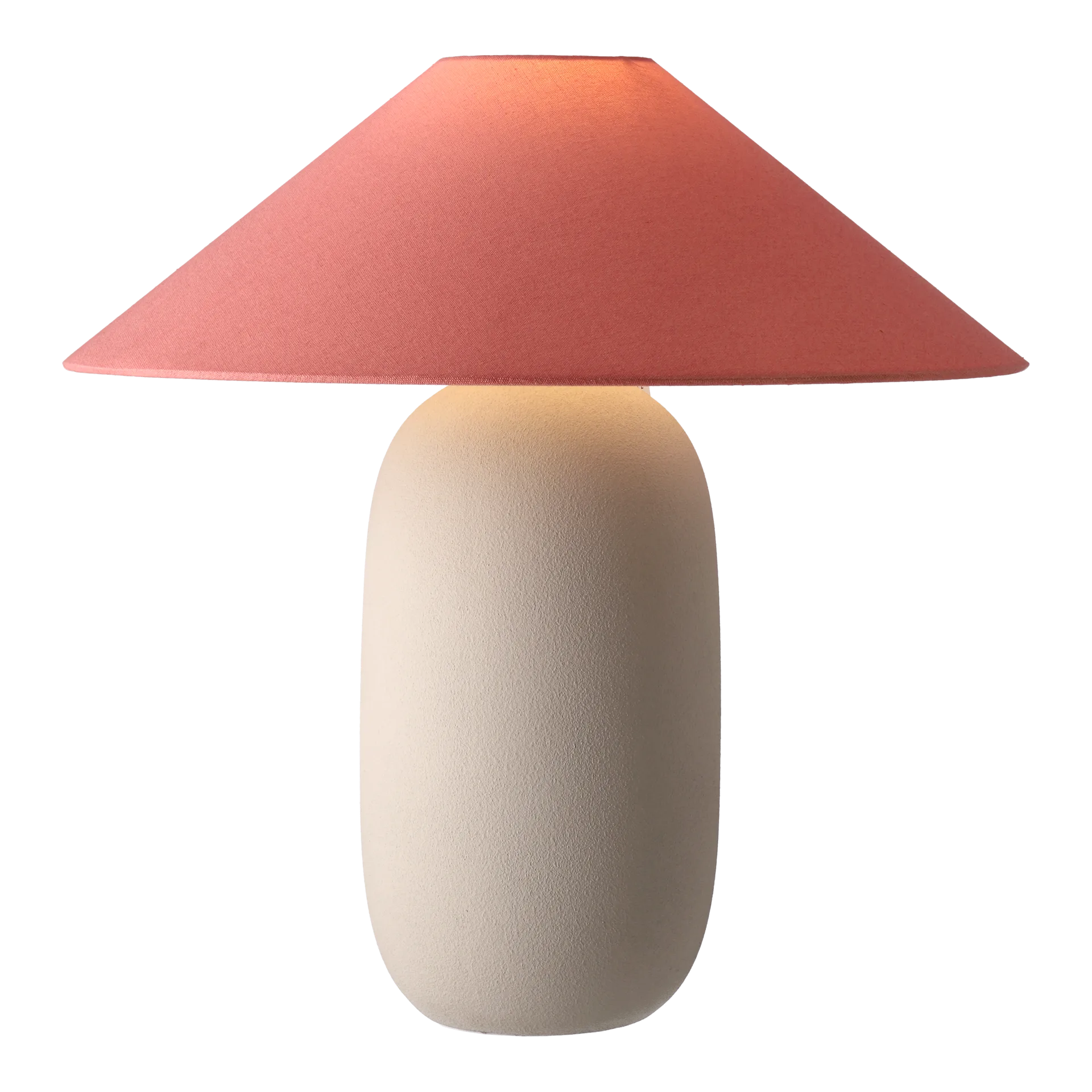 Boulder Tischleuchte 48 cm beige-peach Scandi Living
