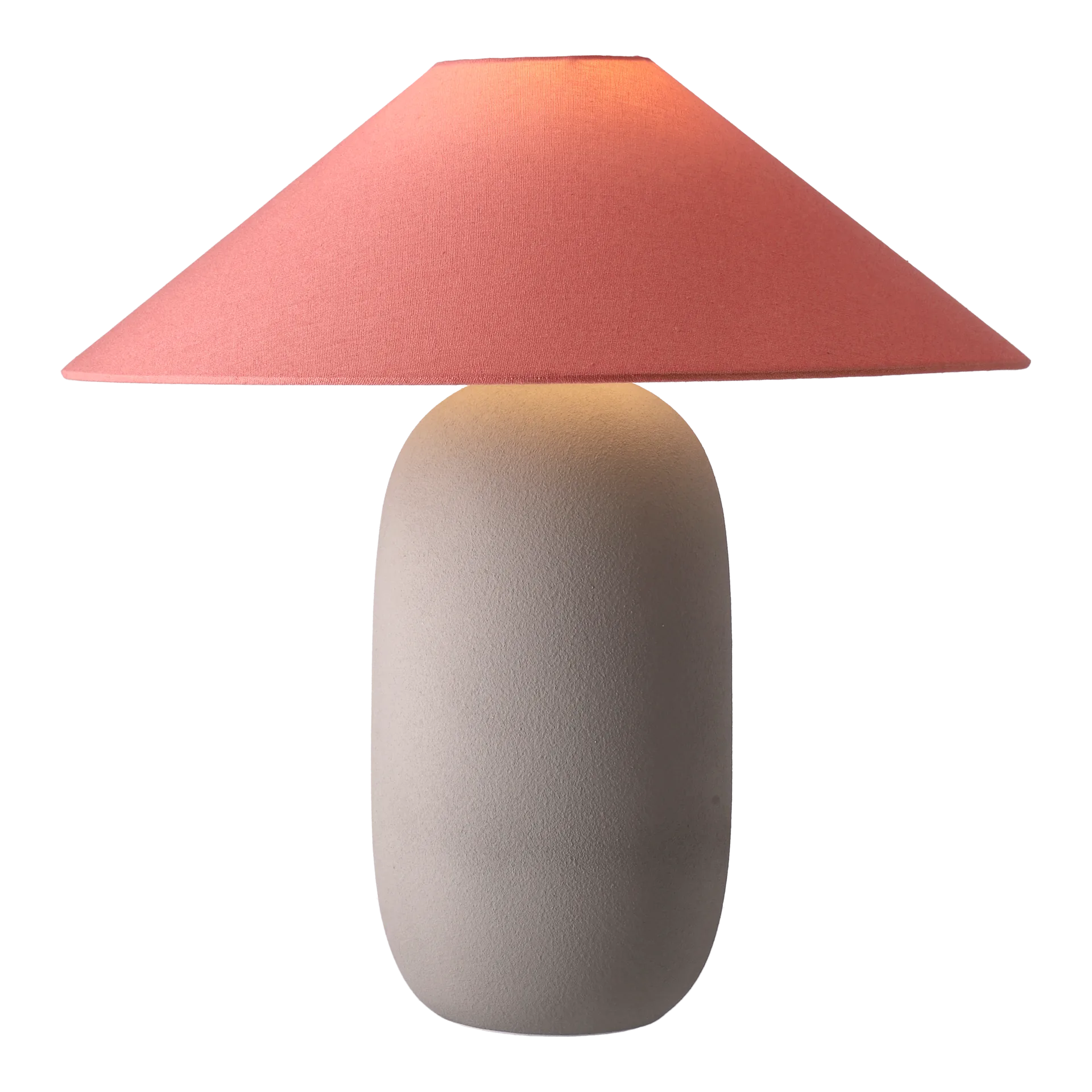 Boulder Tischleuchte 48 cm grey-peach Scandi Living