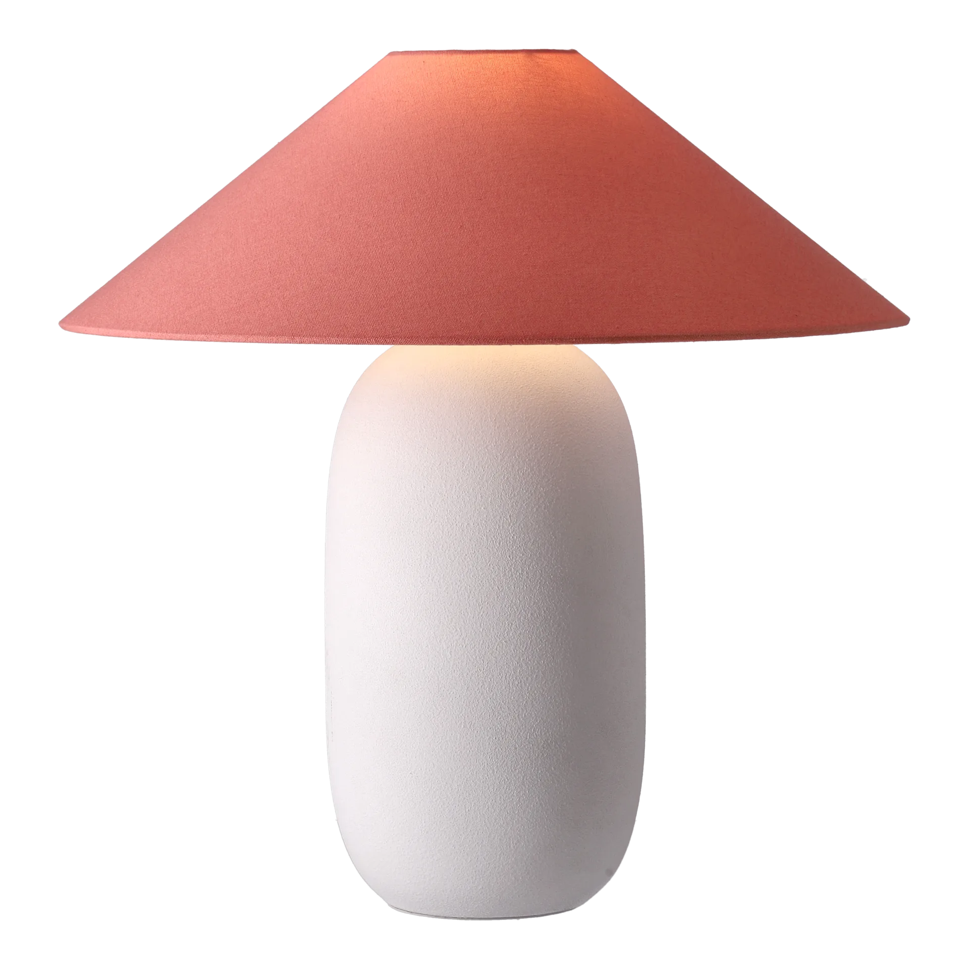 Boulder Tischleuchte 48 cm white-peach Scandi Living