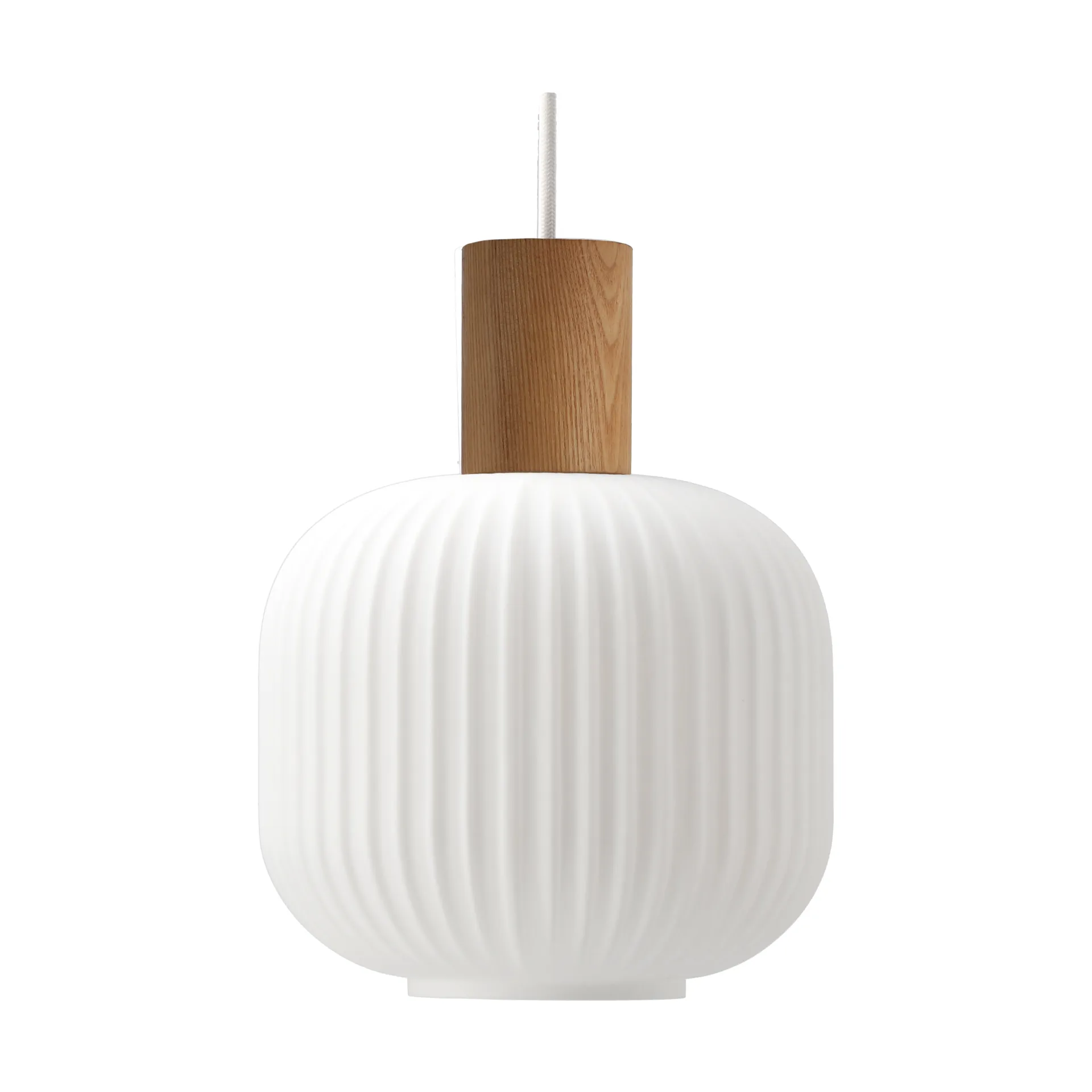 Fair Deckenleuchte Ø20cm, Frostat glas-Esche Scandi Living