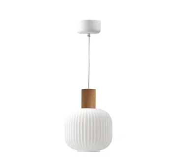 Fair pendant lamp Ø20cm - Frosted glass-ash - Scandi Living