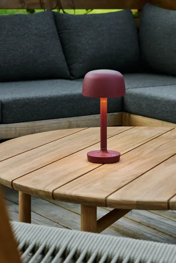 Halo portabel bordslampa 25,5 cm - Burgundy - Scandi Living