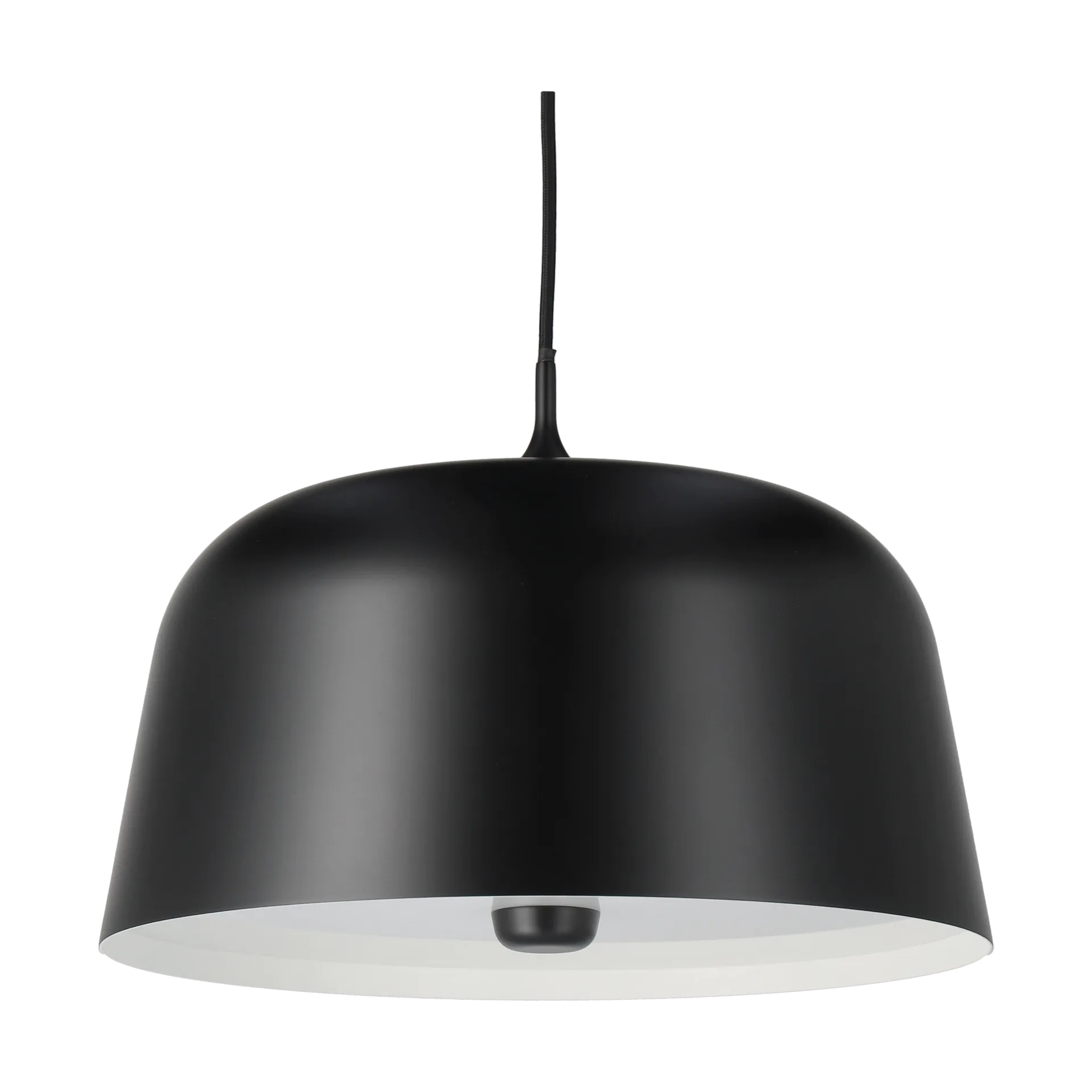 Halo taklampa Ø38 cm, Black Scandi Living