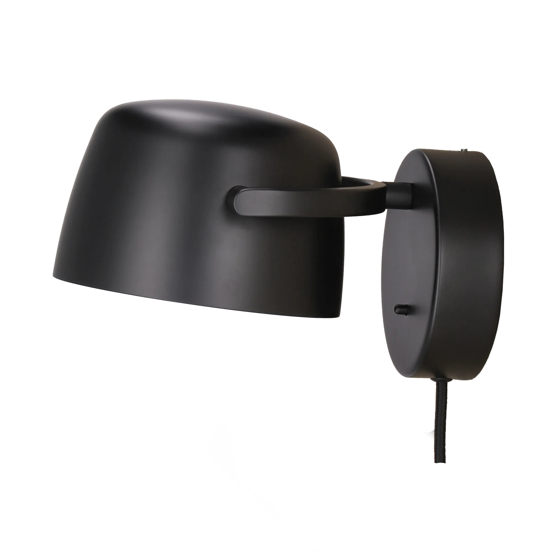 Halo wall lamp Ø16 cm, Black Scandi Living