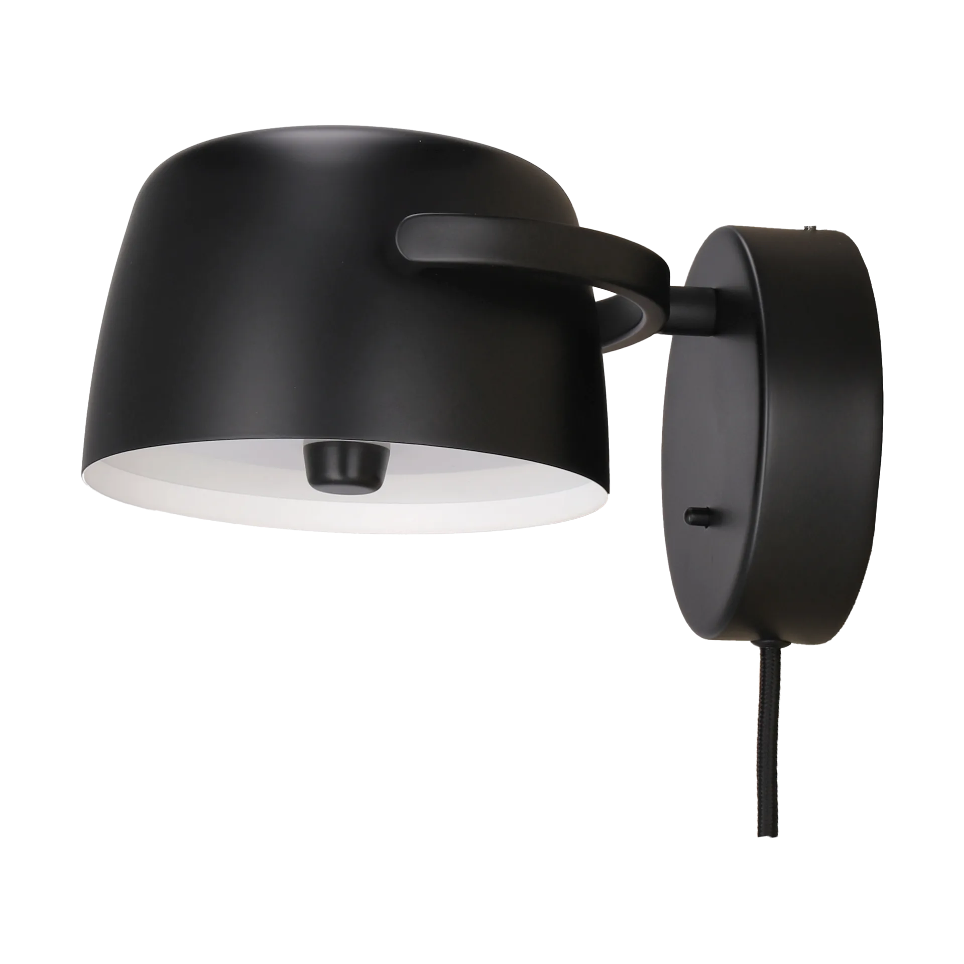 Halo wall lamp Ø16 cm, Black Scandi Living
