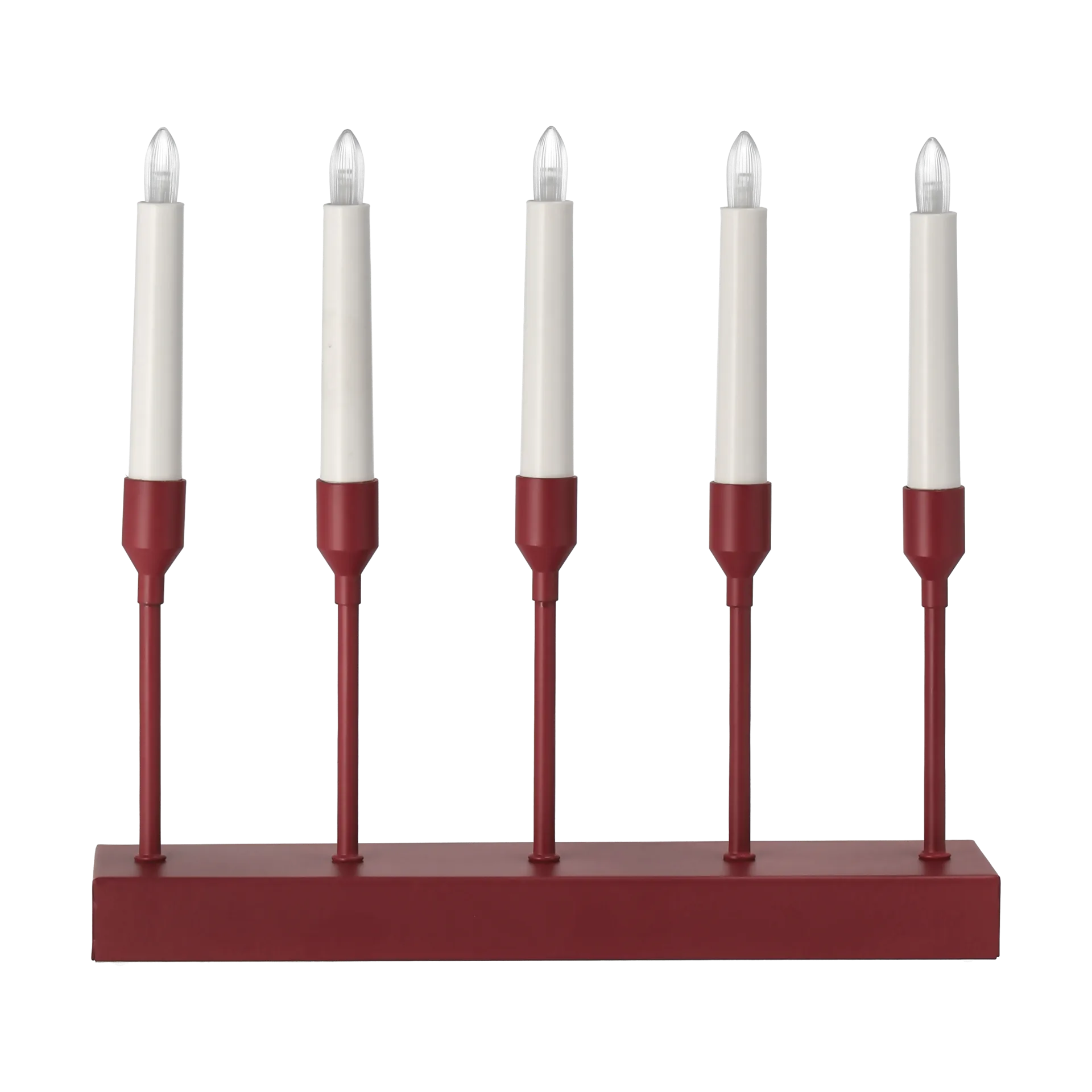 Kindle portable advent candlestick 30 cm, Dark red Scandi Living