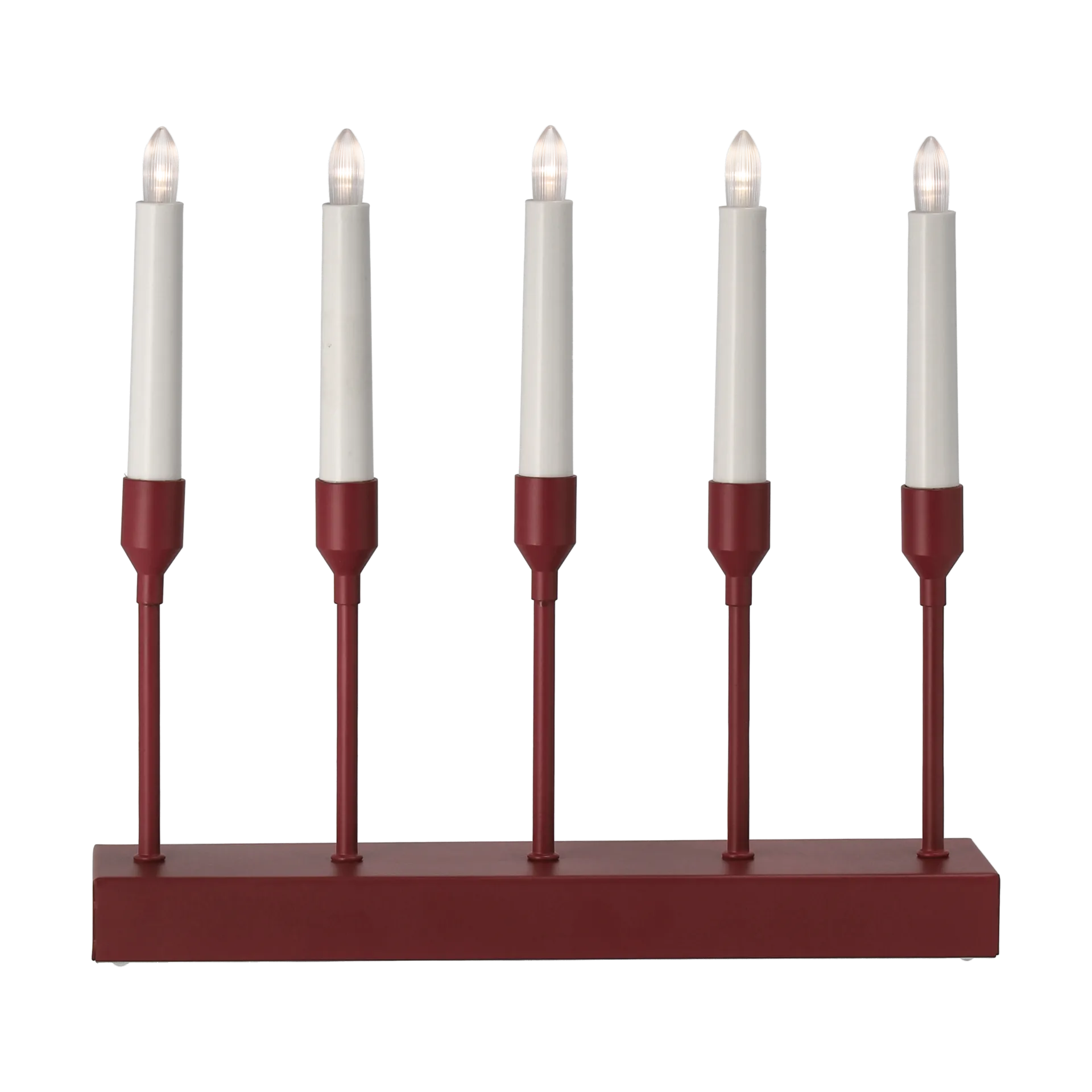 Kindle portable advent candlestick 30 cm, Dark red Scandi Living