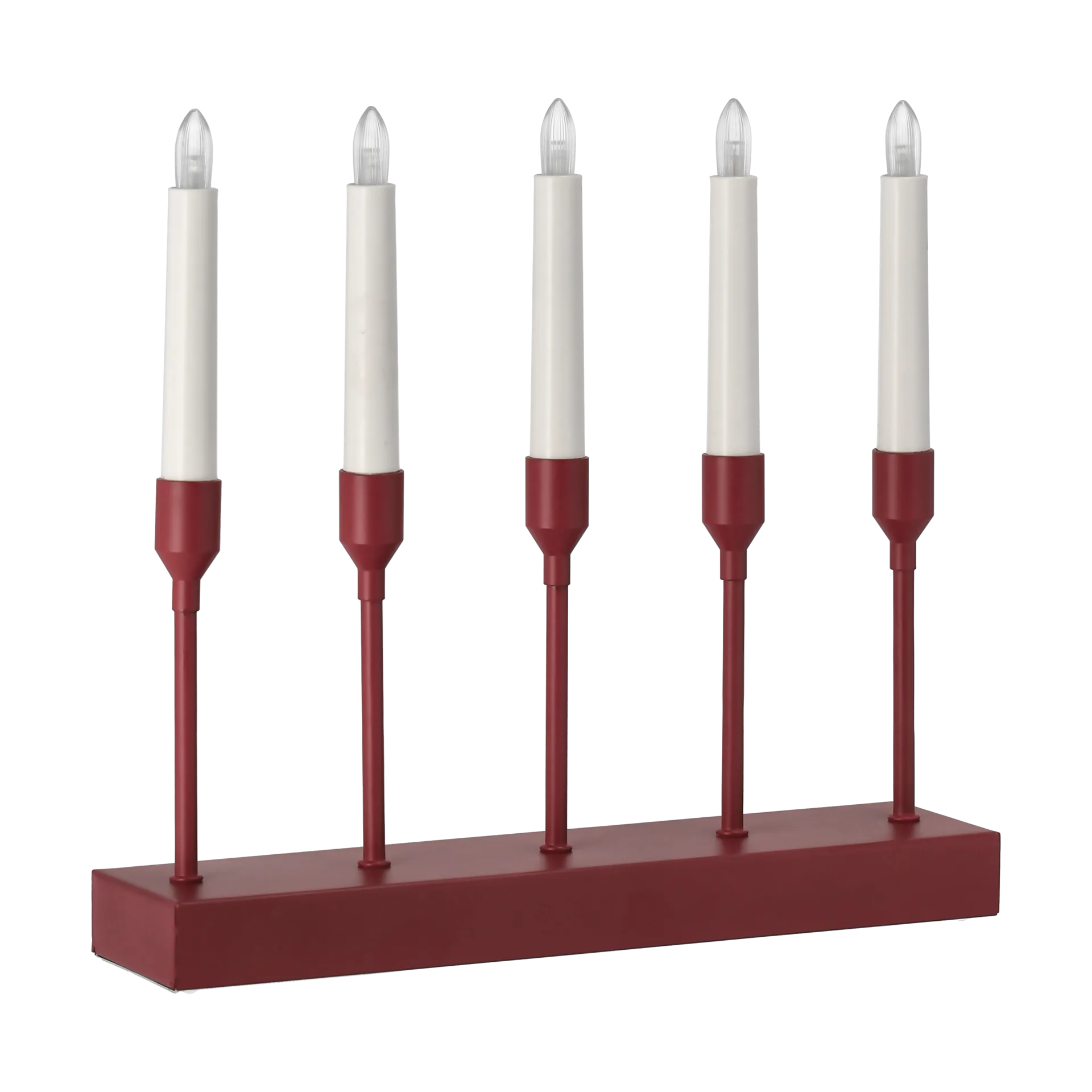 Kindle portable advent candlestick 30 cm, Dark red Scandi Living