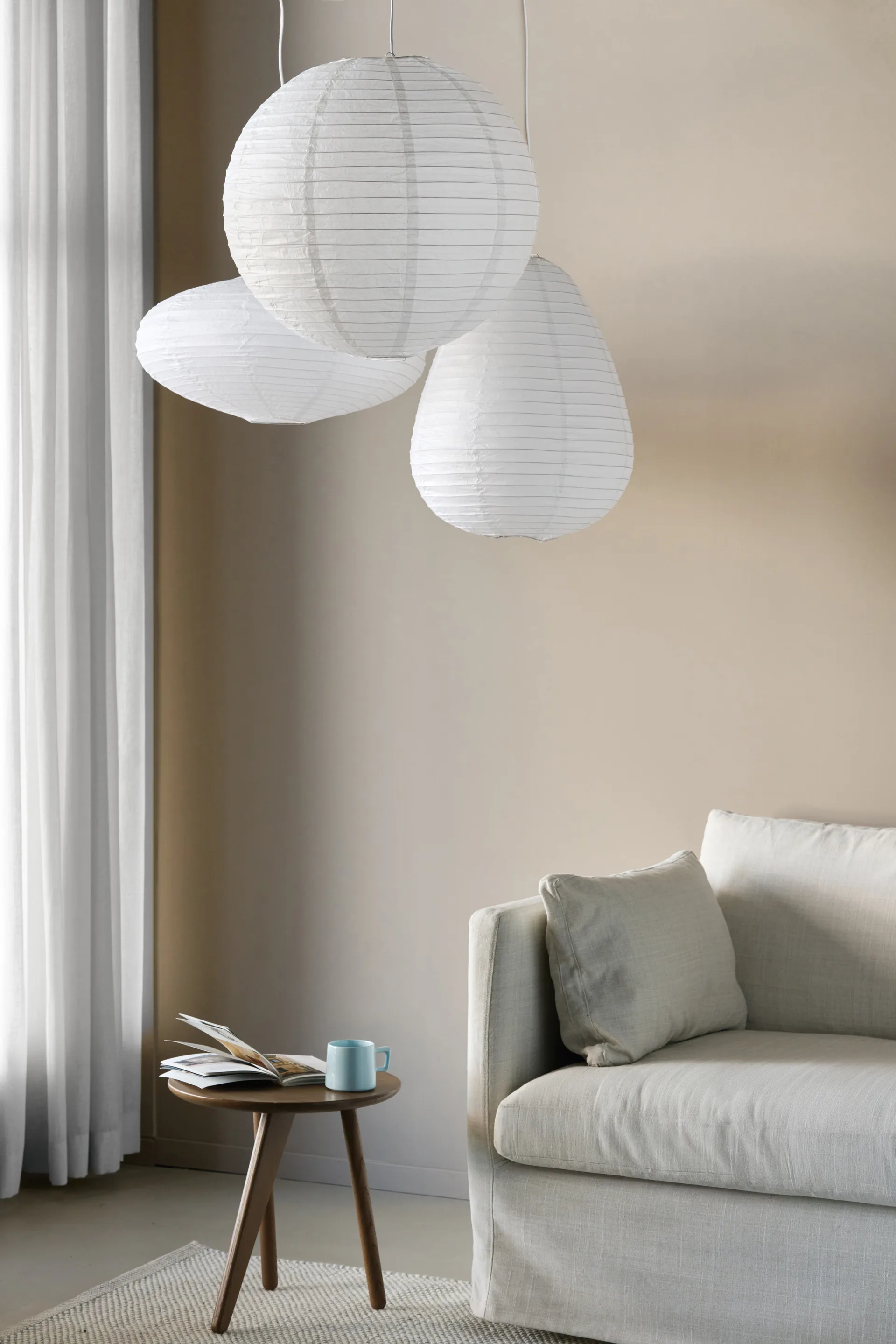 Lucent Leuchtenschirm Drop, Ø40 cm Scandi Living