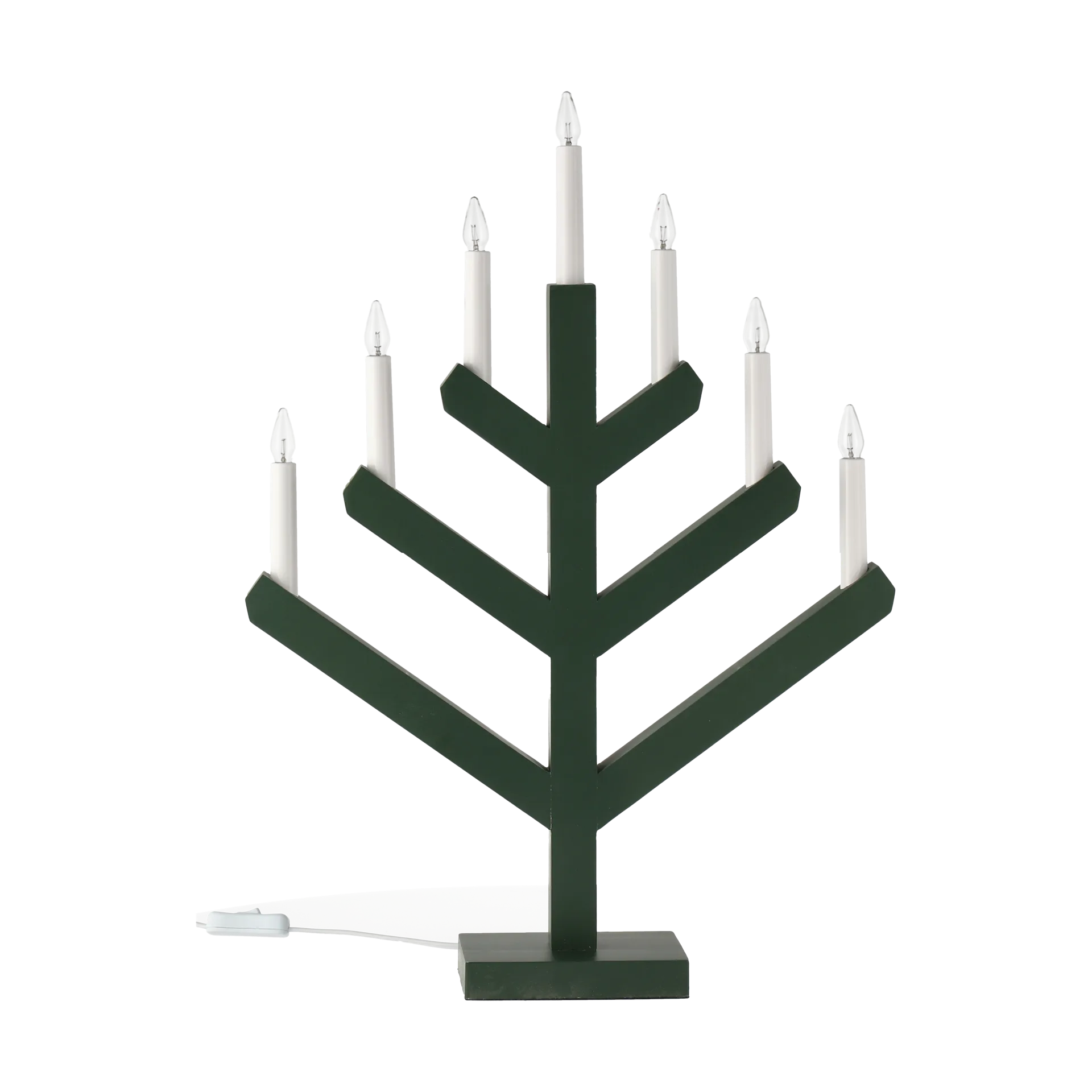 Pine adventsljusstake 62 cm, Grön Scandi Living