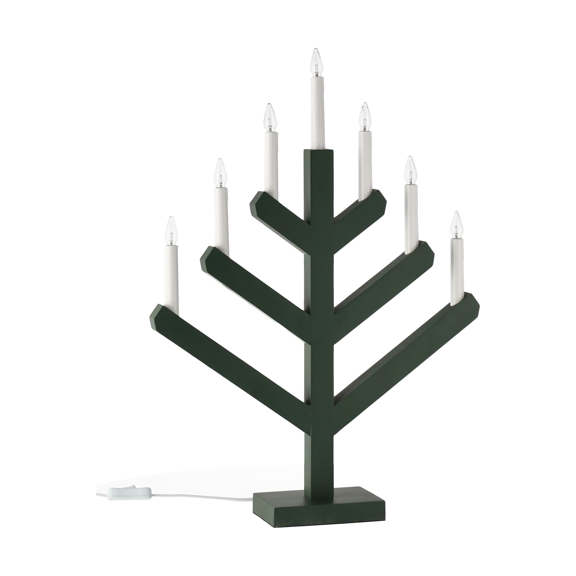 Pine adventsljusstake 62 cm, Grön Scandi Living