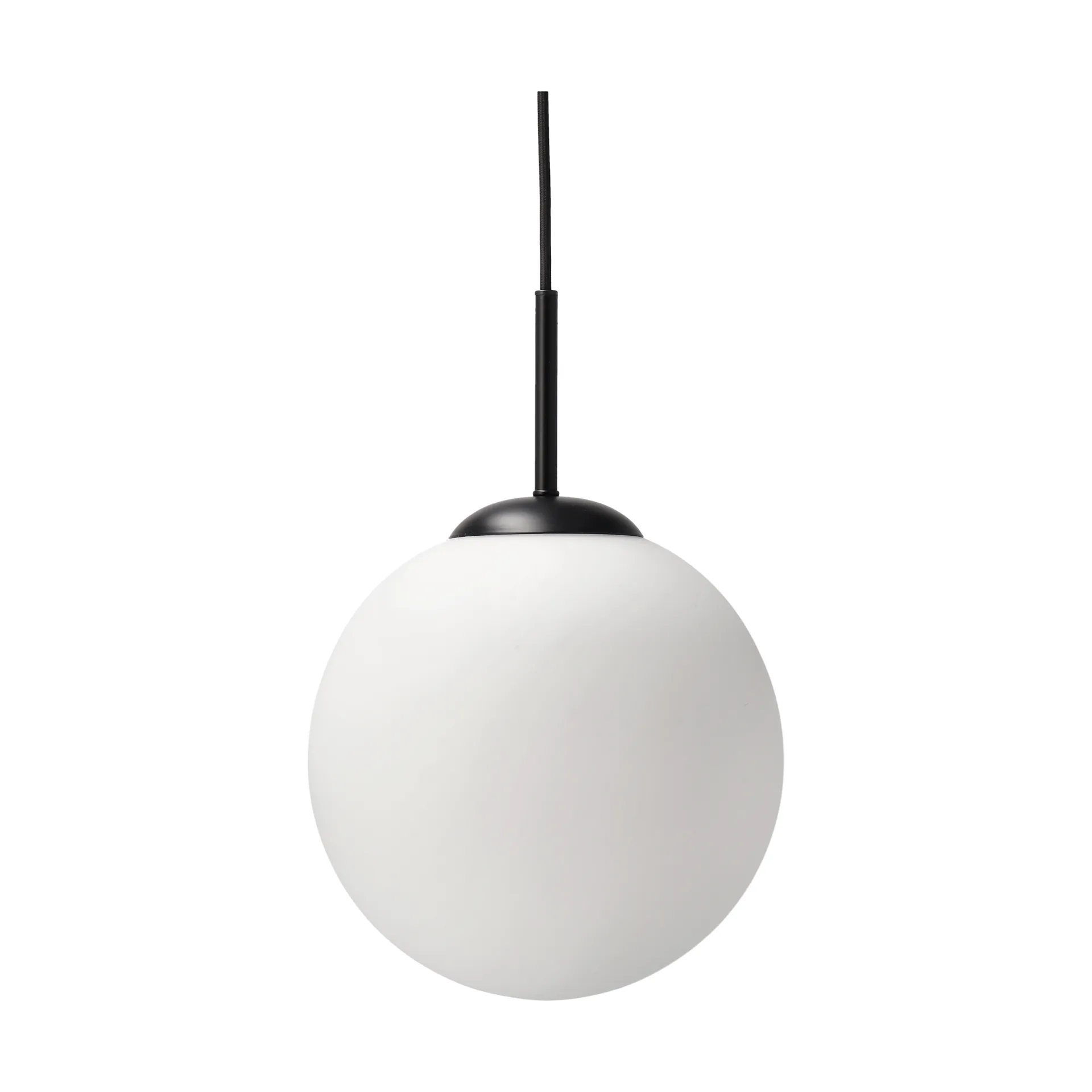 Solar Pendelleuchte D25 cm, Frostglas weiß Scandi Living