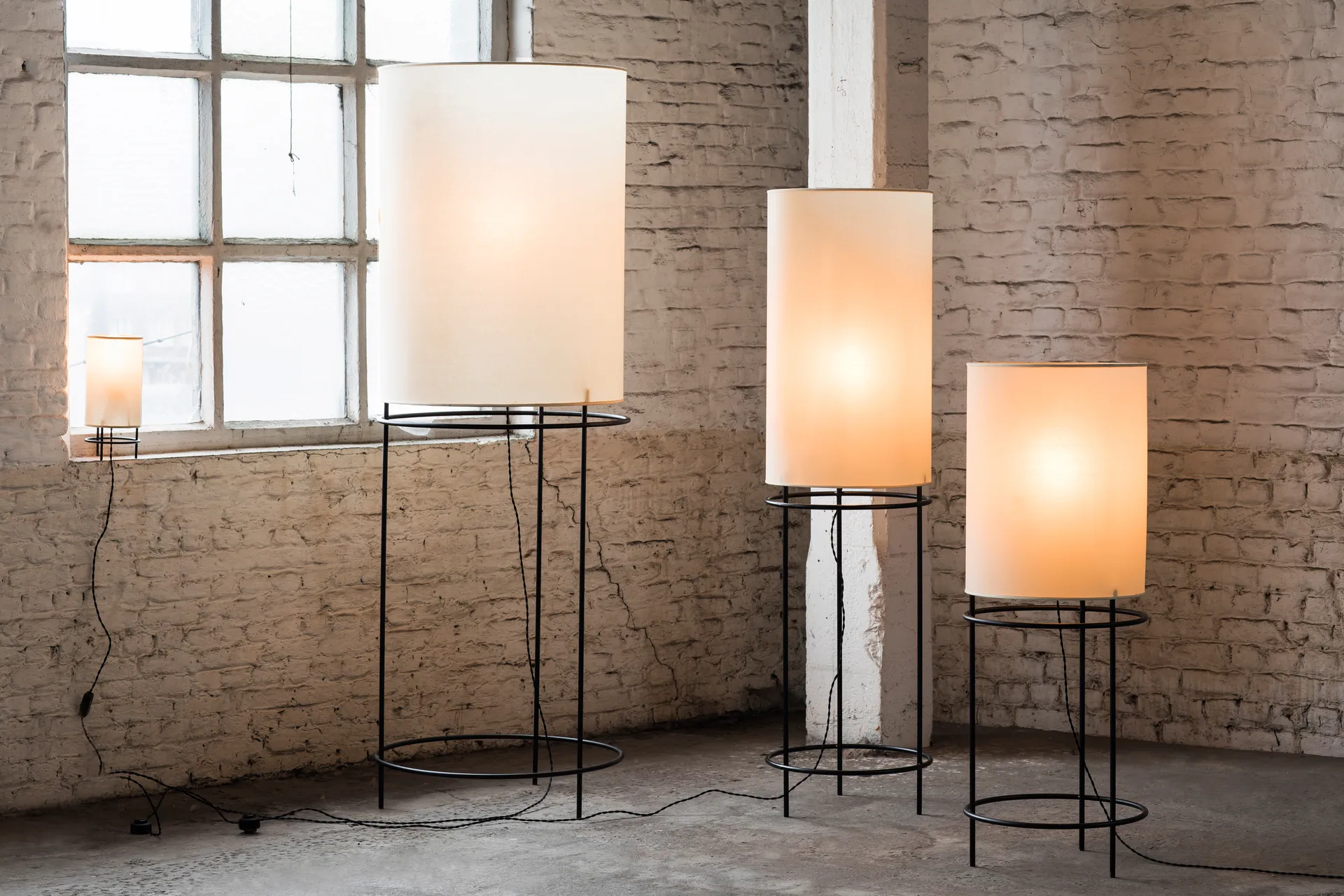 Cylinder table lamp 13 cm, Beige Serax