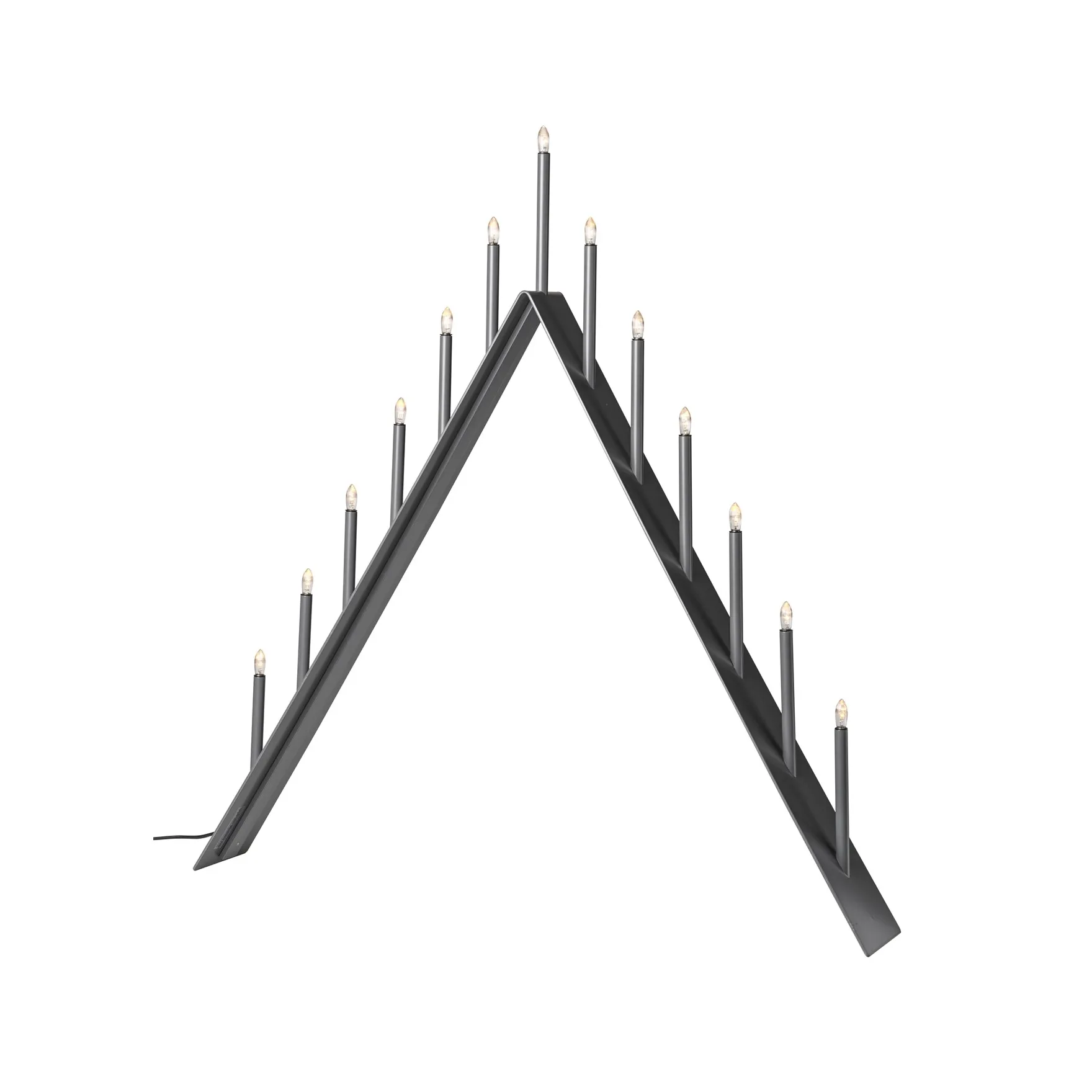 Spica 13 adventsljusstake, Grå SMD Design