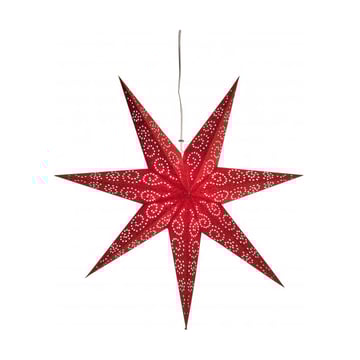 Star Trading Antique pappersstjärna 60 cm Röd