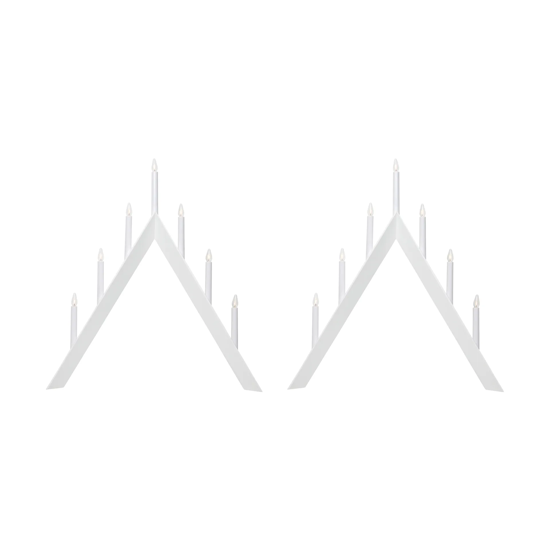 Arrow advent candle holder 64,5 cm 2-pack - White Star Trading