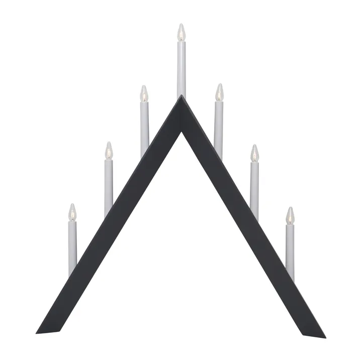 Arrow Adventsleuchter 64,5cm - Grau - Star Trading