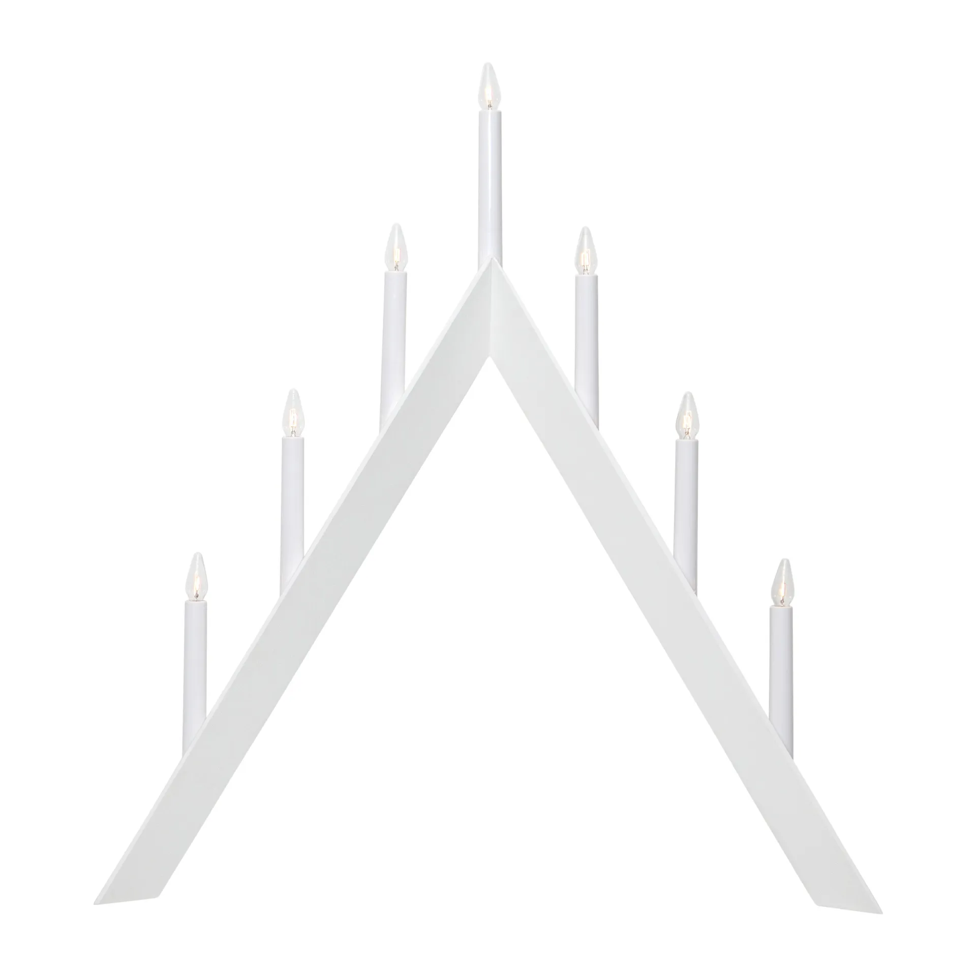 Arrow ljusstake 64,5 cm, Vit Star Trading