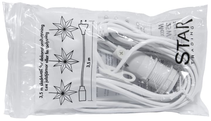 Basic cord stand E14 3.5 m, White Star Trading