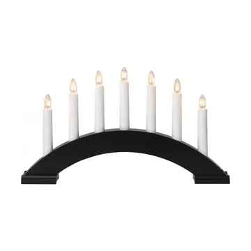 Star Trading Bea ljusstake 39 cm Svart