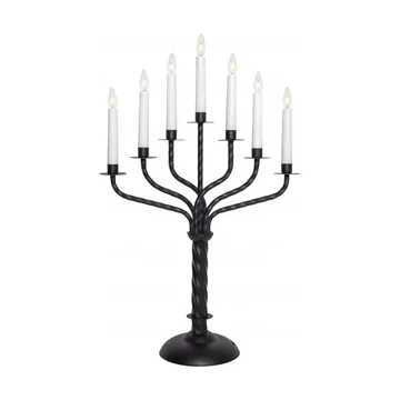 Star Trading Bore ljusstake 38 cm Svart