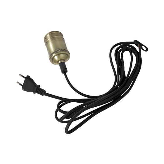 Classical Kabel mit Stecker, Oxidiertes schwarz Star Trading