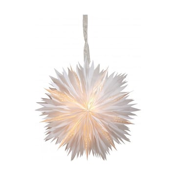 Star Trading Dis pappersstjärna 40 cm Vit