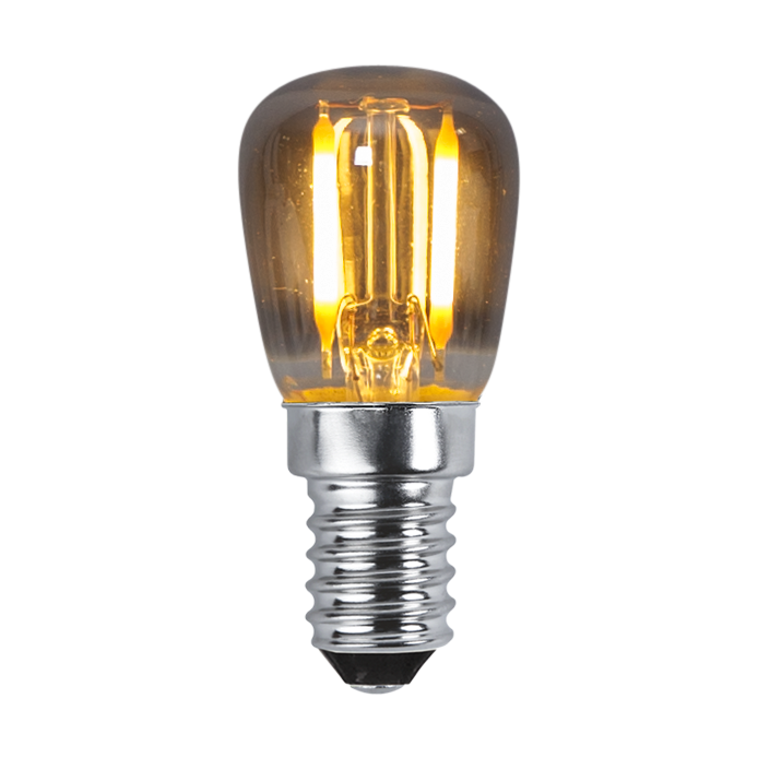 Star Trading E14 Birnenleuchte rauchfarben 1 W LED Smoke