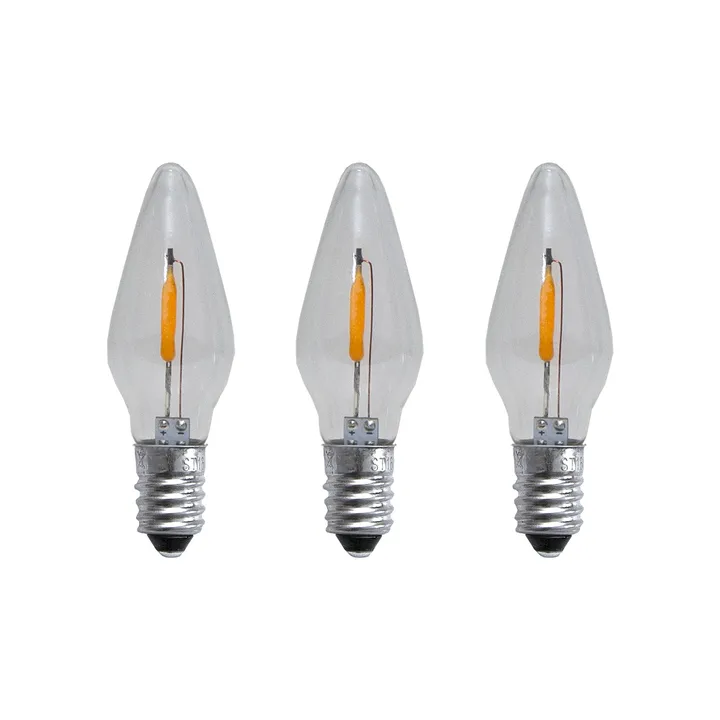 Ersatzlampe E10 LED-Filament Soft Glow 3er-Pack - 0,5W 1900K nicht dimmbar - Star Trading