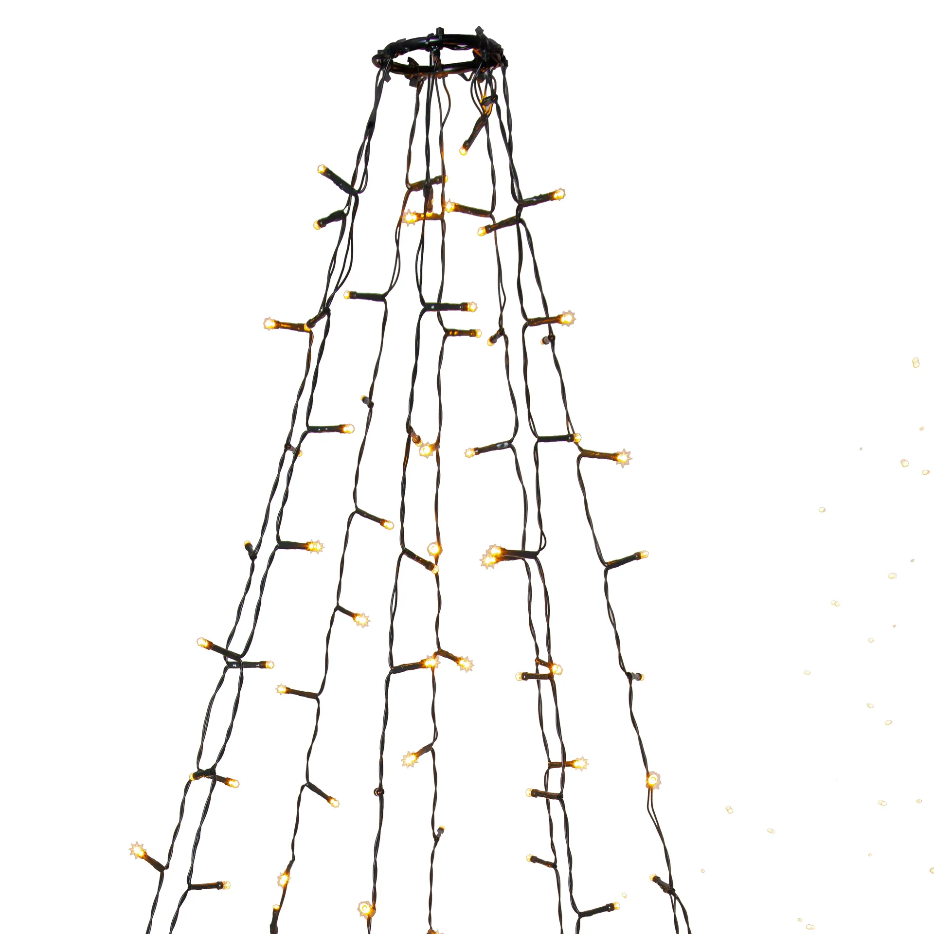 Golden string lights warm white, Green Star Trading