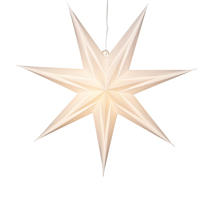 Holly paper star 60 cm, White Star Trading