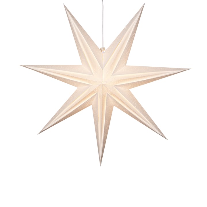 Holly paper star 75 cm, White Star Trading