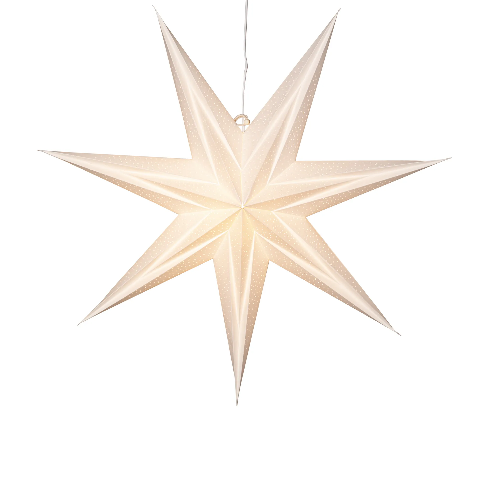 Holly Papierstern 60 cm, Weiß Star Trading