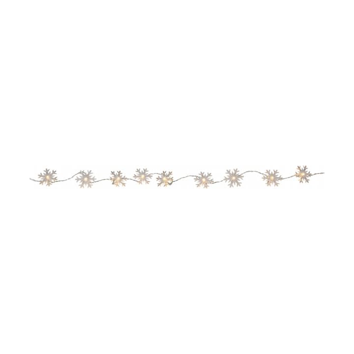 Izy Lichterkette Schneeflocken 1,35 cm, Transparent Star Trading