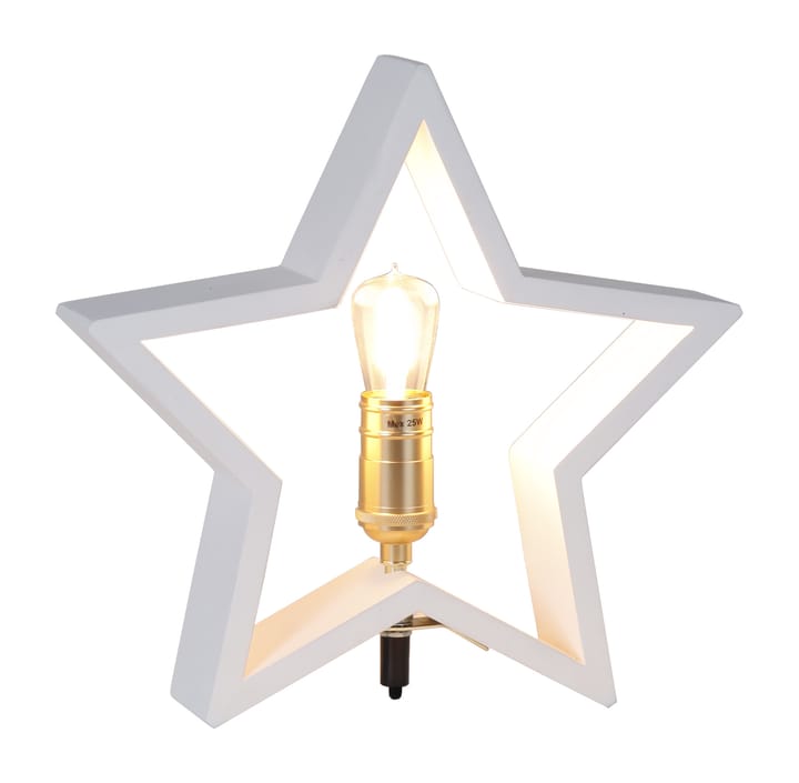 Lysekil adventsstjärna bord 29 cm, vit Star Trading