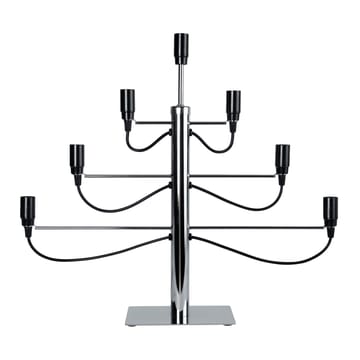 Milano electric candle holder - chrome - Star Trading