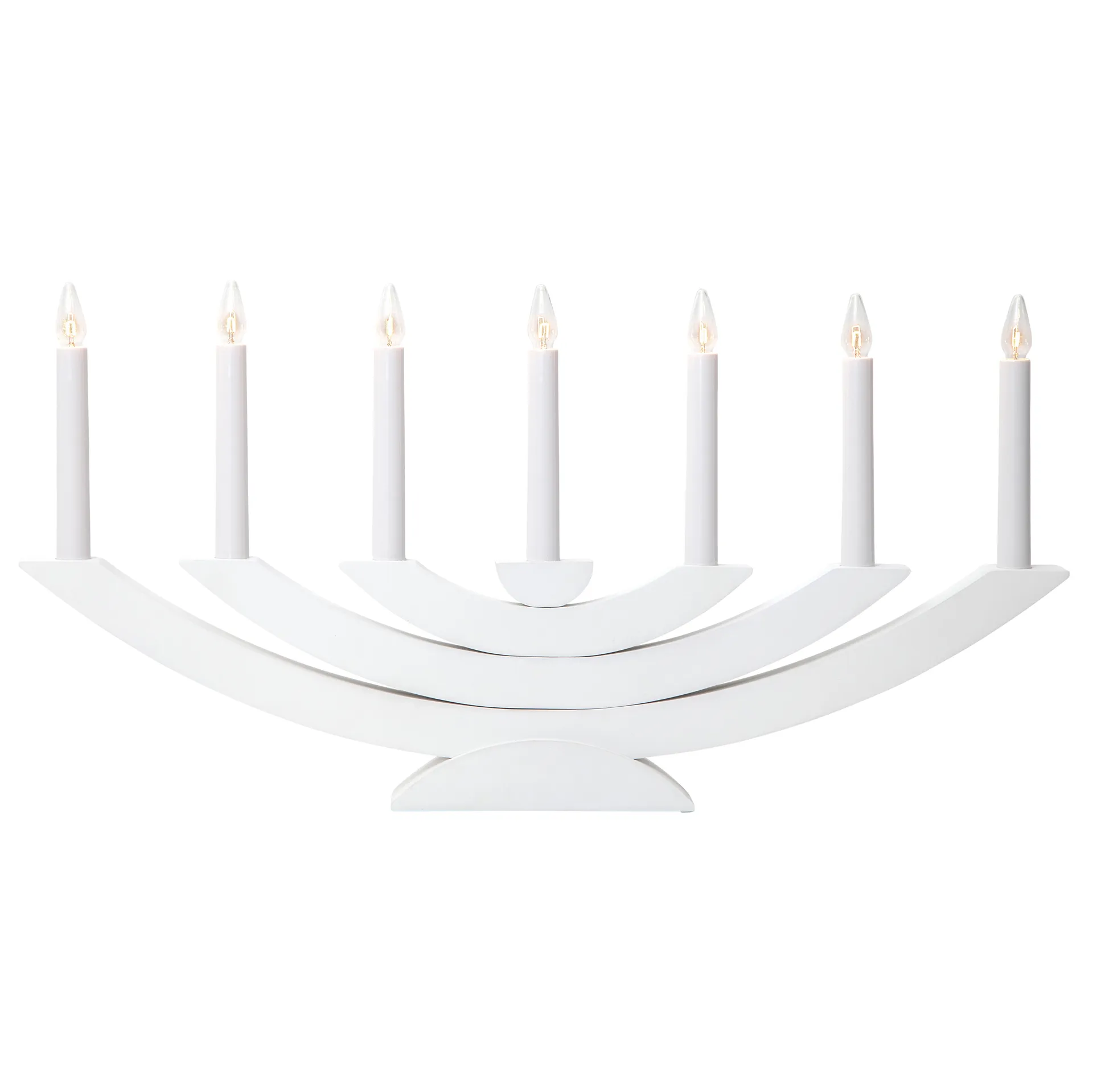 Navida advent candle arch, white Star Trading