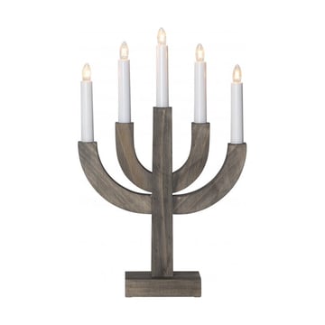 Star Trading Selma ljusstake 25 cm Brun