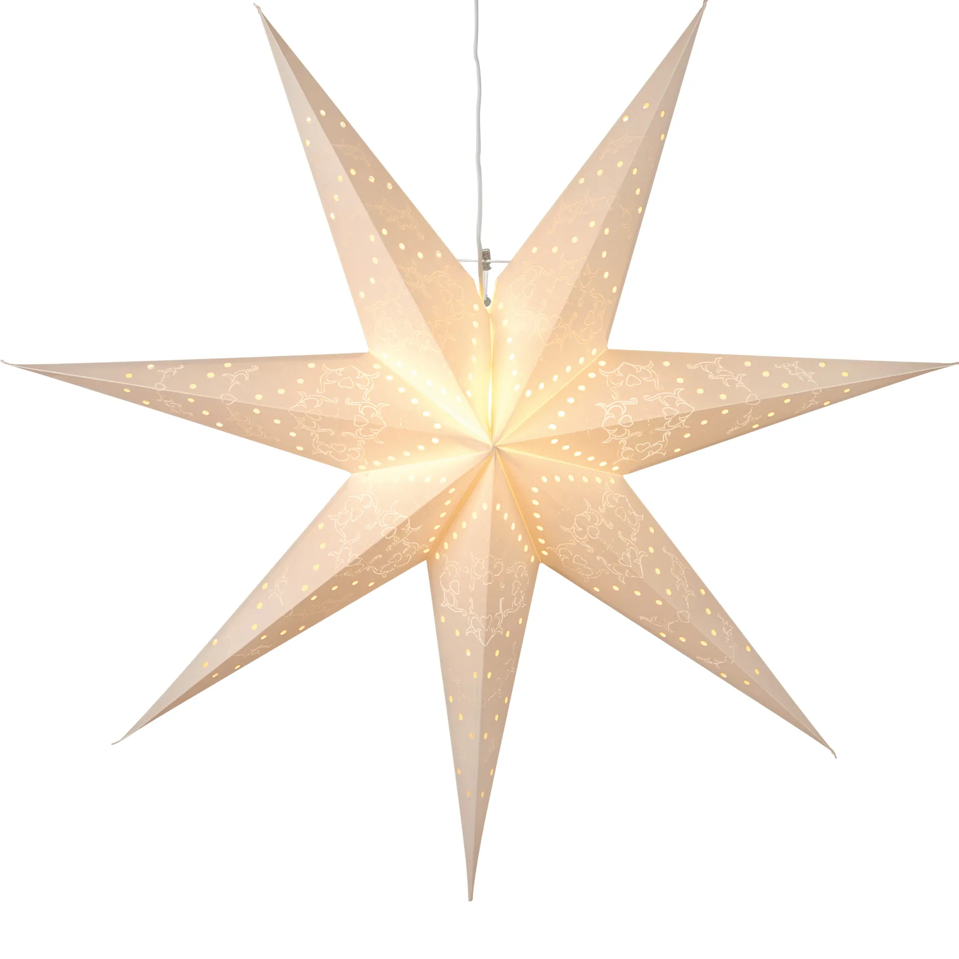 Sensy advent star 100 cm, white Star Trading