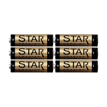 Star Trading Star Trading batteri 6-pack AA