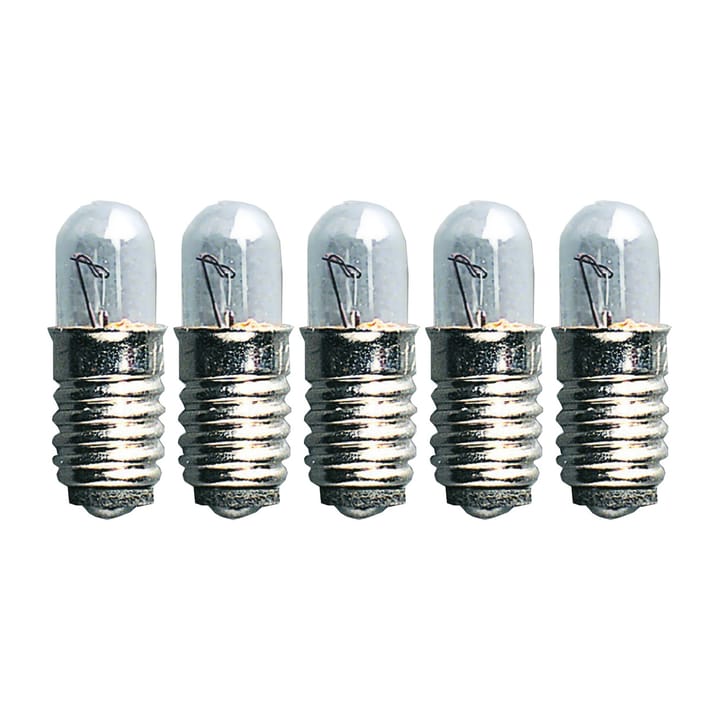 Star Trading reservlampa E5 5-pack - Klar - Star Trading