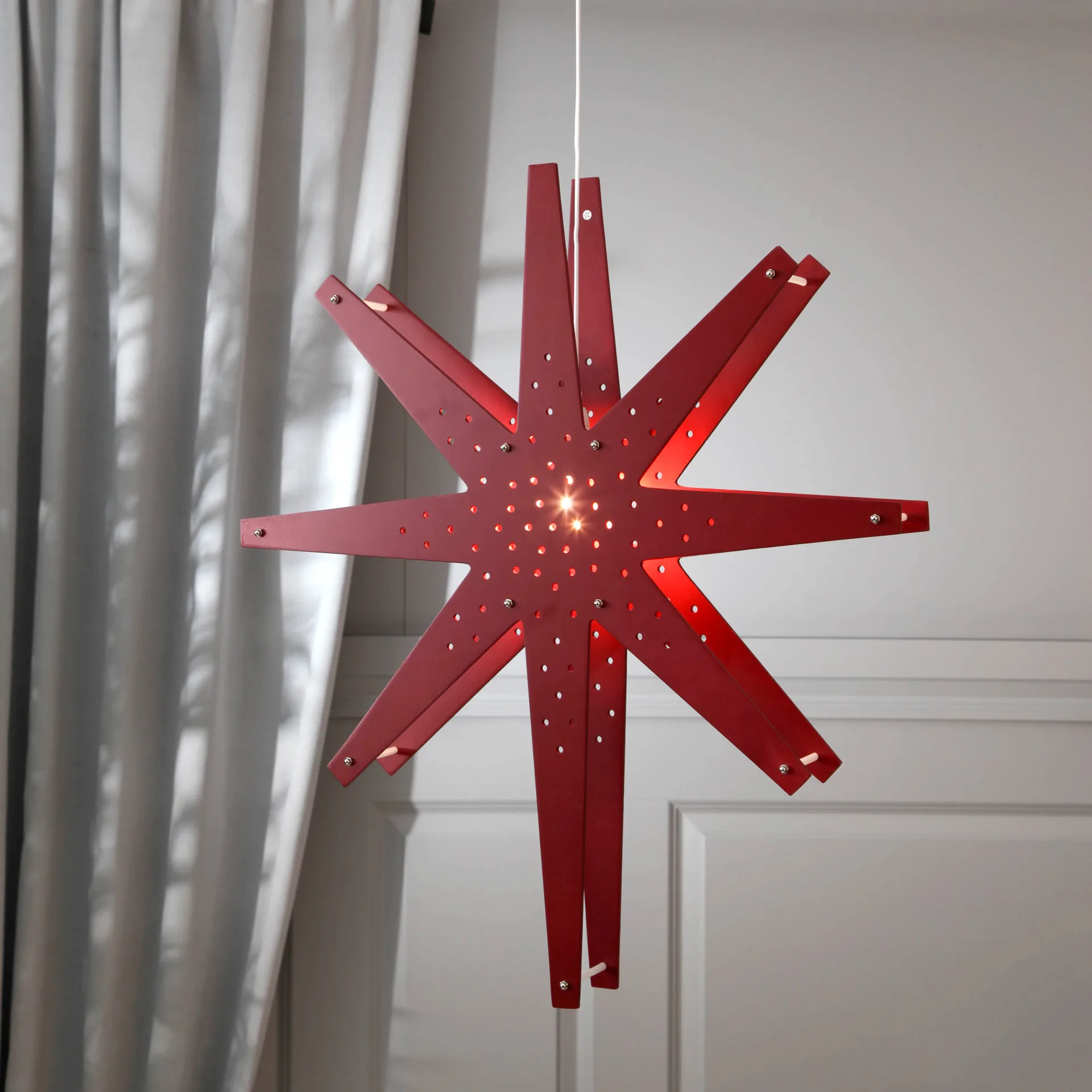 Tall adventsstjärna 60x70 cm, Röd Star Trading
