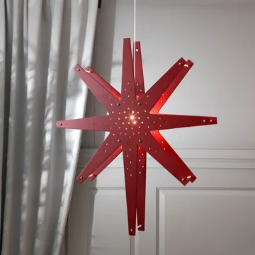 Tall adventsstjärna 60x70 cm - Röd - Star Trading